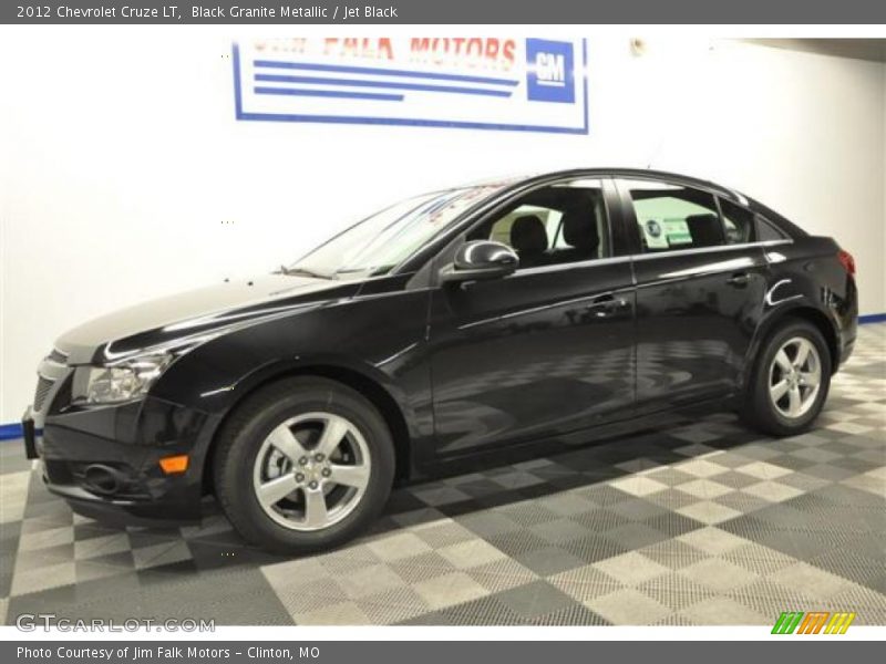 Black Granite Metallic / Jet Black 2012 Chevrolet Cruze LT