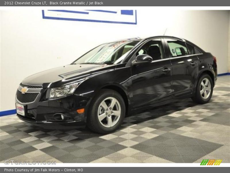 Black Granite Metallic / Jet Black 2012 Chevrolet Cruze LT