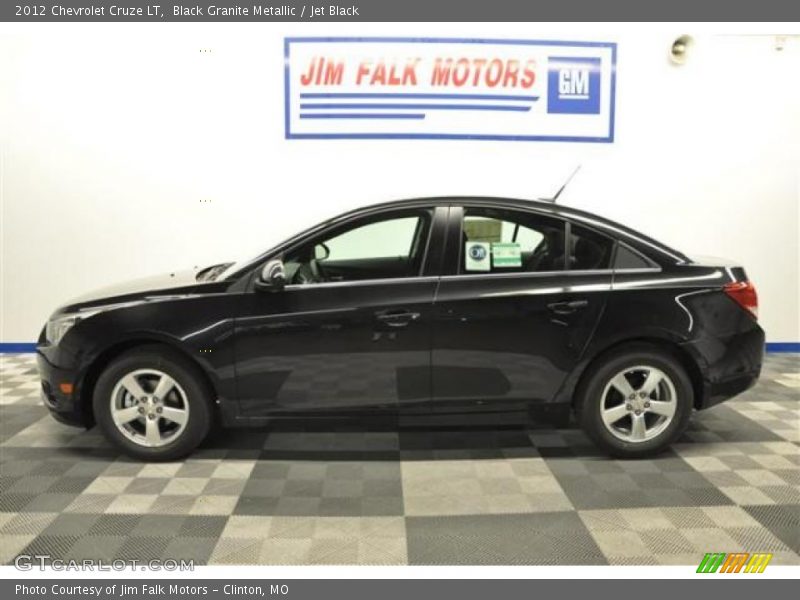 Black Granite Metallic / Jet Black 2012 Chevrolet Cruze LT