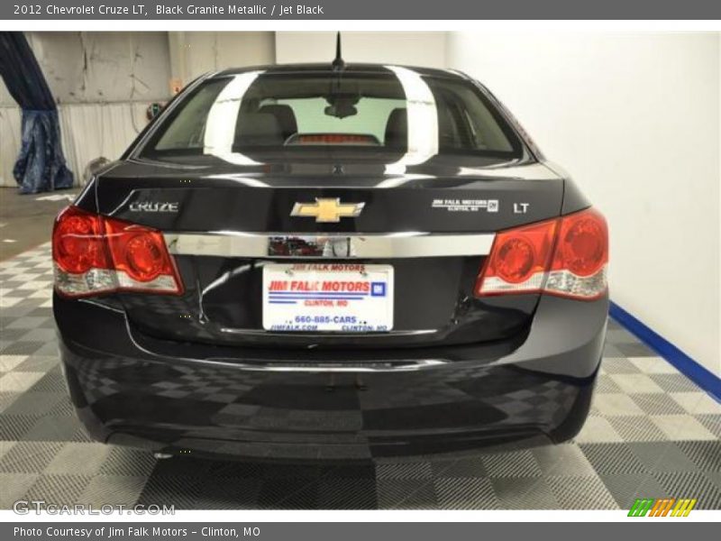 Black Granite Metallic / Jet Black 2012 Chevrolet Cruze LT