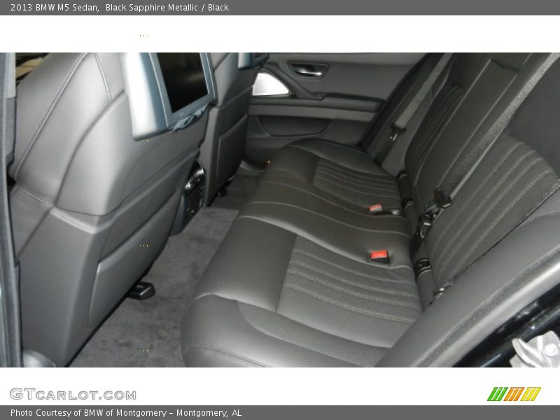 Rear Seat of 2013 M5 Sedan