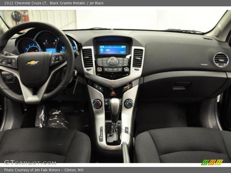 Black Granite Metallic / Jet Black 2012 Chevrolet Cruze LT