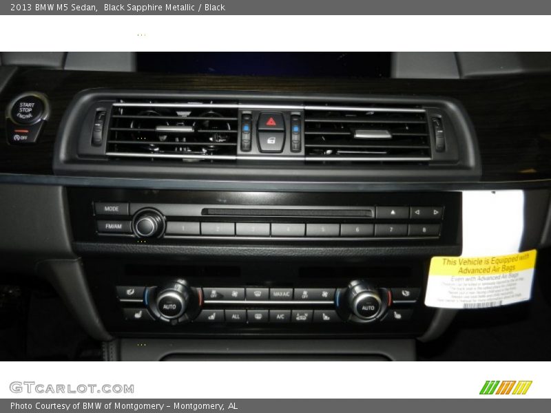 Controls of 2013 M5 Sedan