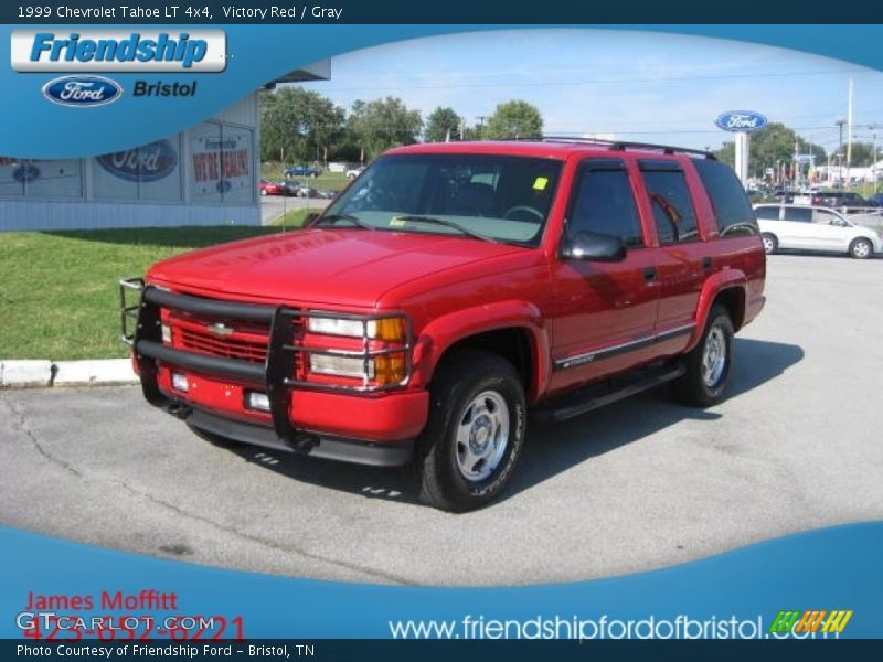 Victory Red / Gray 1999 Chevrolet Tahoe LT 4x4