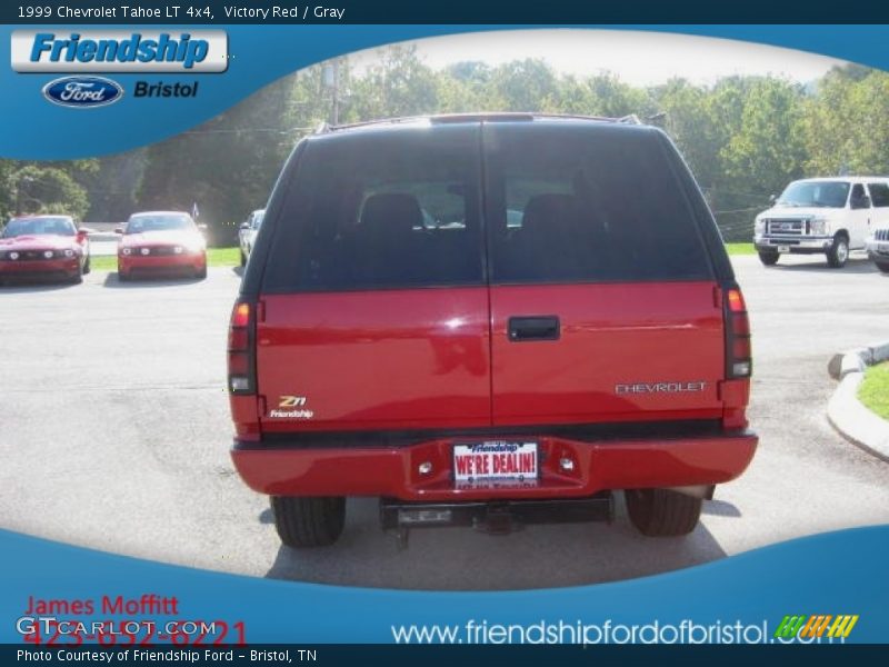 Victory Red / Gray 1999 Chevrolet Tahoe LT 4x4