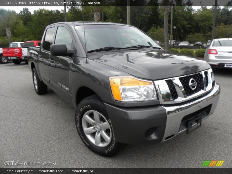 Smoke Gray / Charcoal 2012 Nissan Titan SV Crew Cab
