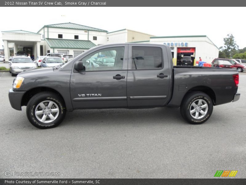 Smoke Gray / Charcoal 2012 Nissan Titan SV Crew Cab