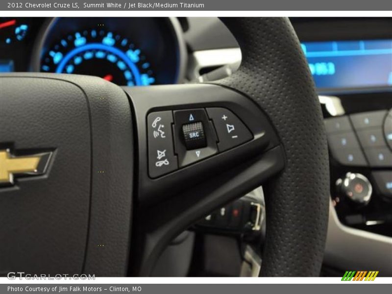 Summit White / Jet Black/Medium Titanium 2012 Chevrolet Cruze LS