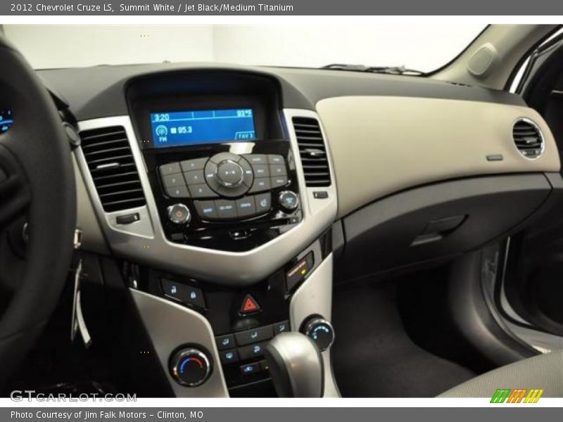 Summit White / Jet Black/Medium Titanium 2012 Chevrolet Cruze LS