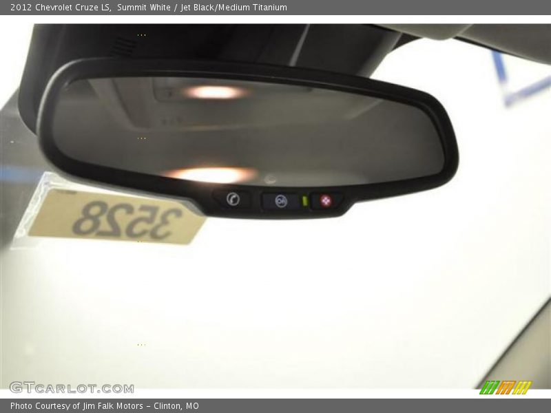 Summit White / Jet Black/Medium Titanium 2012 Chevrolet Cruze LS