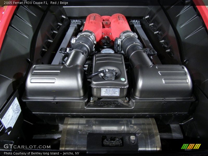 Red / Beige 2005 Ferrari F430 Coupe F1