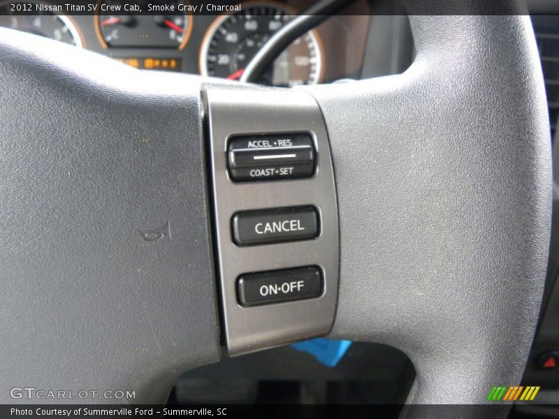 Smoke Gray / Charcoal 2012 Nissan Titan SV Crew Cab