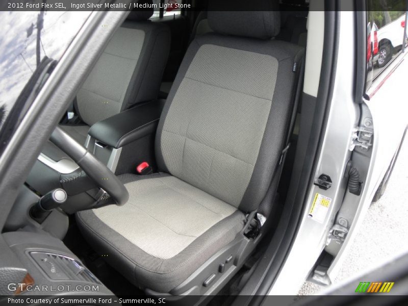 Ingot Silver Metallic / Medium Light Stone 2012 Ford Flex SEL