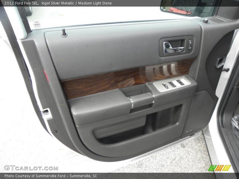 Ingot Silver Metallic / Medium Light Stone 2012 Ford Flex SEL