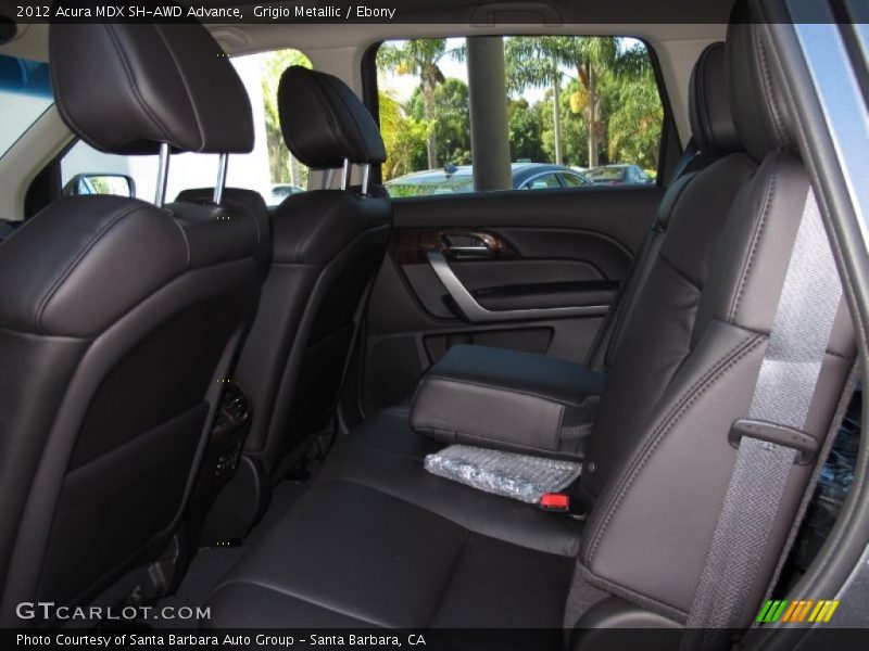 Rear Seat of 2012 MDX SH-AWD Advance