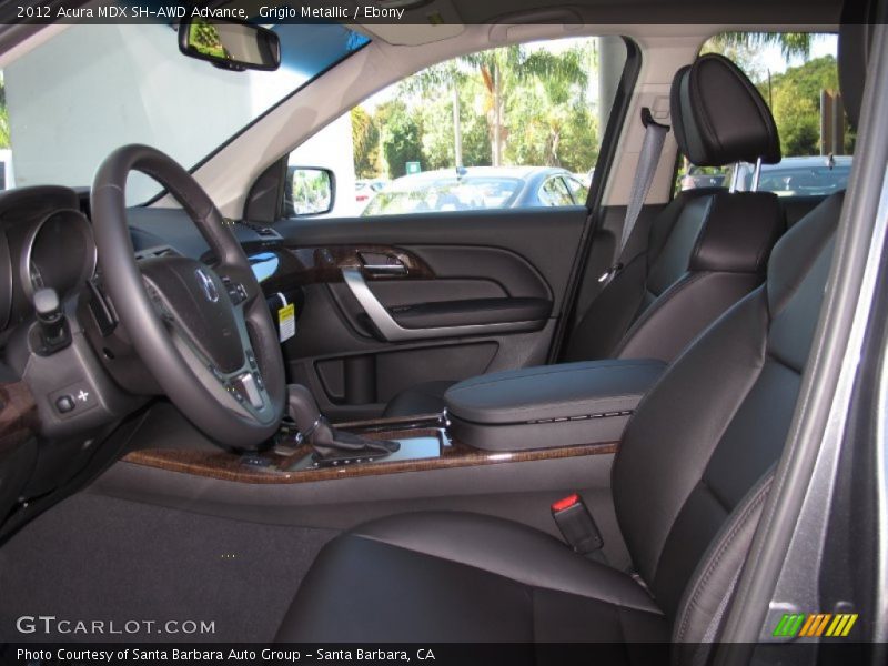 Front Seat of 2012 MDX SH-AWD Advance
