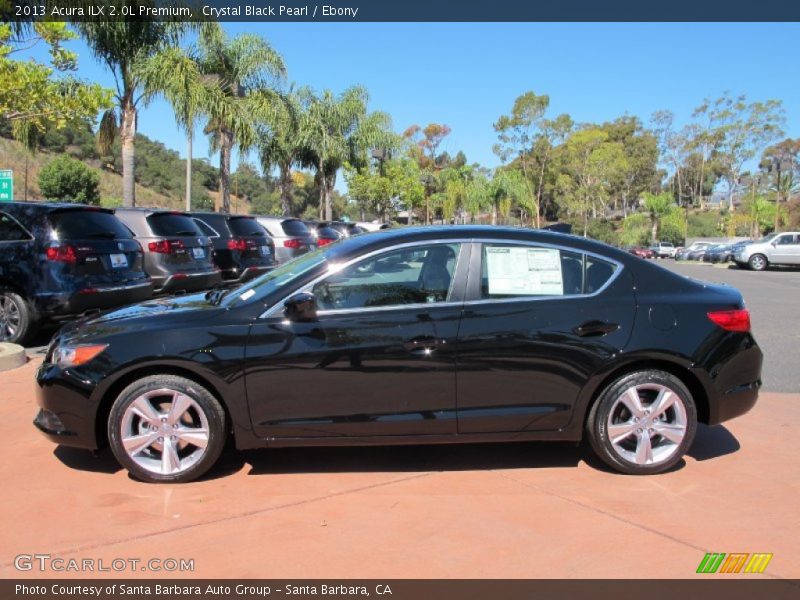Crystal Black Pearl / Ebony 2013 Acura ILX 2.0L Premium