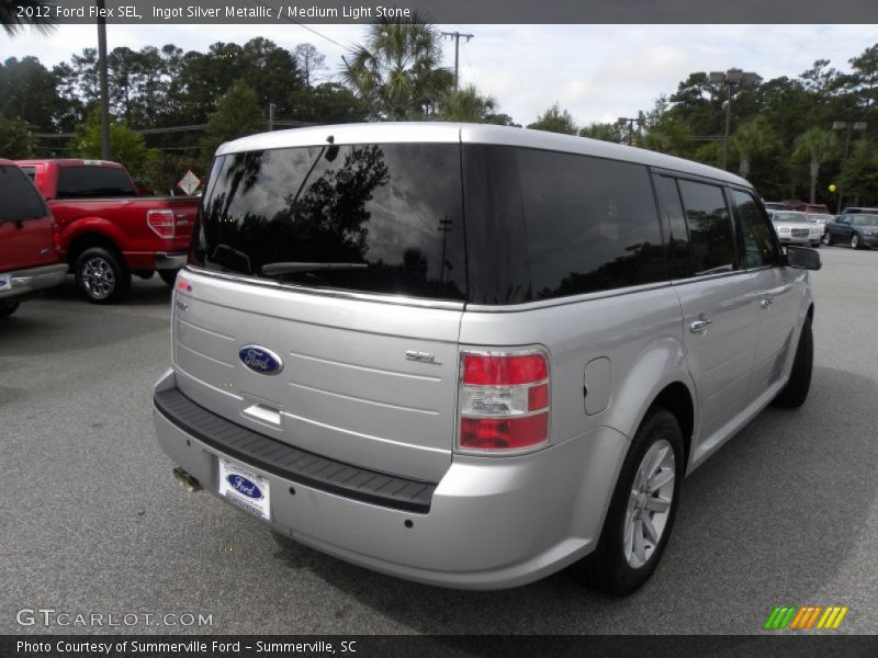 Ingot Silver Metallic / Medium Light Stone 2012 Ford Flex SEL