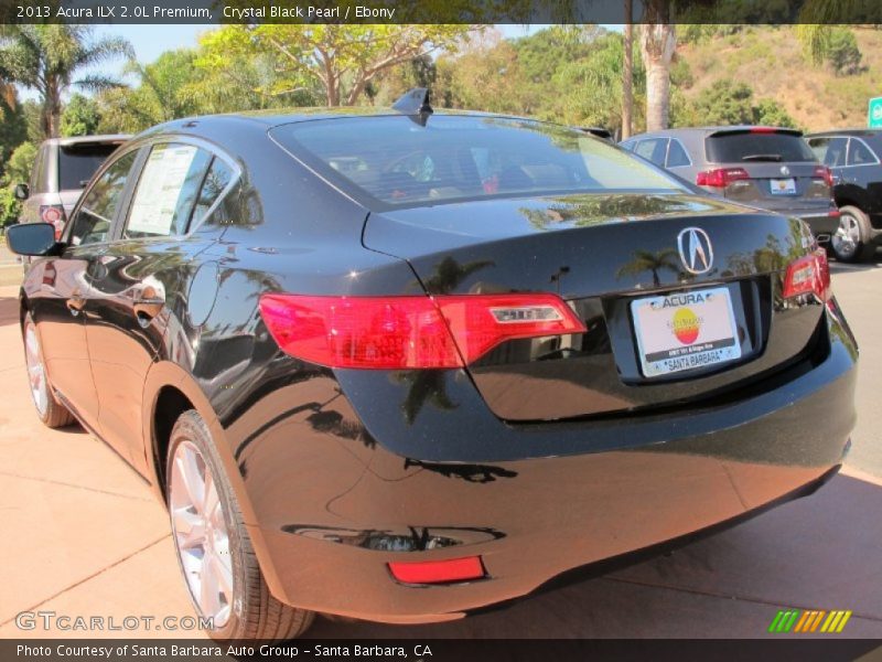 Crystal Black Pearl / Ebony 2013 Acura ILX 2.0L Premium