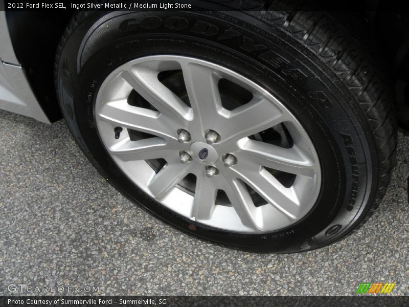 Ingot Silver Metallic / Medium Light Stone 2012 Ford Flex SEL