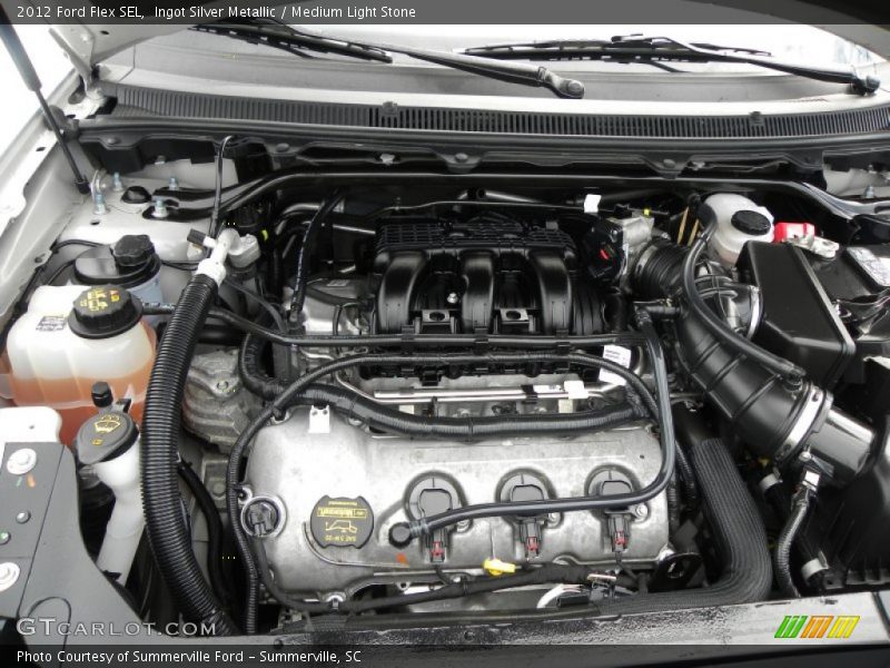 Ingot Silver Metallic / Medium Light Stone 2012 Ford Flex SEL