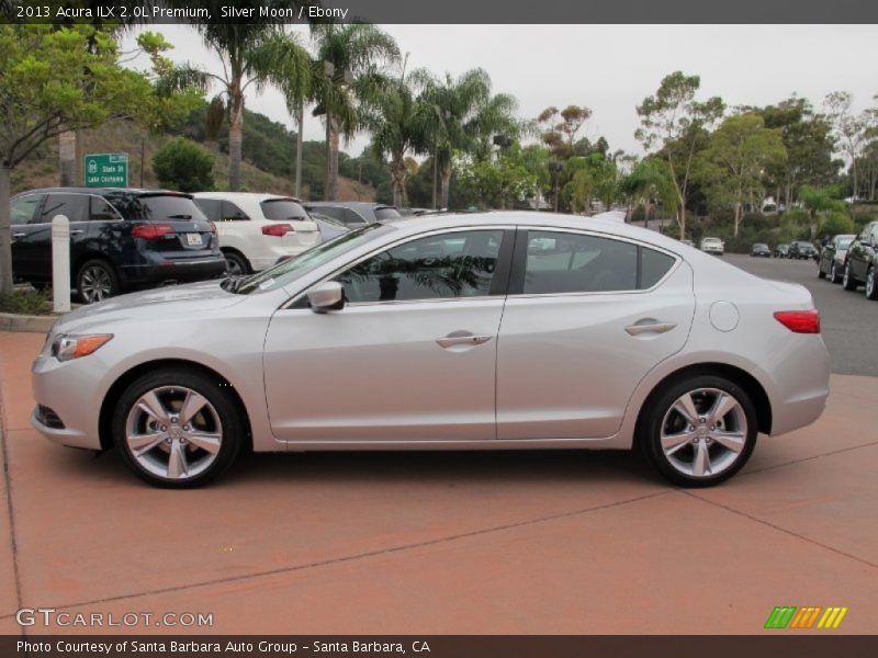 Silver Moon / Ebony 2013 Acura ILX 2.0L Premium