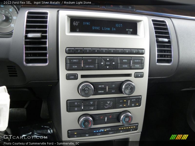 Ingot Silver Metallic / Medium Light Stone 2012 Ford Flex SEL