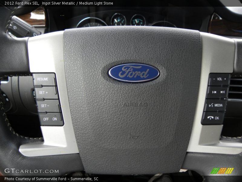 Ingot Silver Metallic / Medium Light Stone 2012 Ford Flex SEL