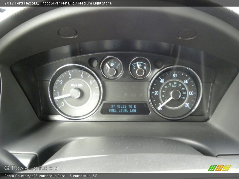 Ingot Silver Metallic / Medium Light Stone 2012 Ford Flex SEL