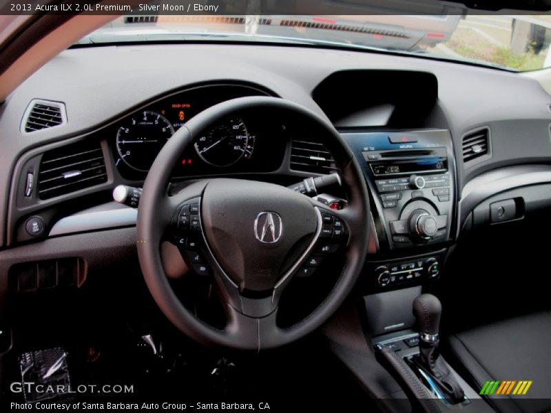 Silver Moon / Ebony 2013 Acura ILX 2.0L Premium
