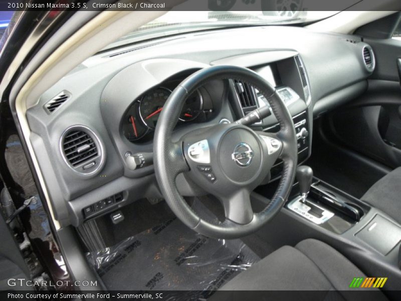 Crimson Black / Charcoal 2010 Nissan Maxima 3.5 S