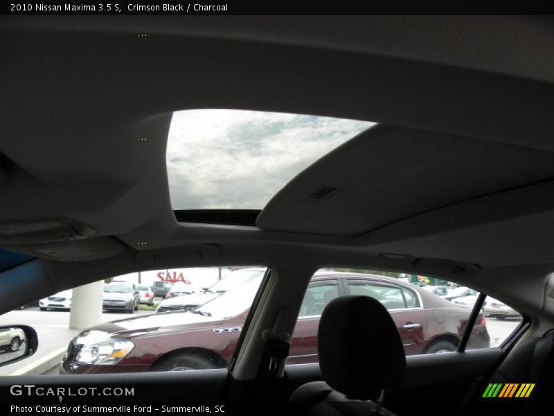 Crimson Black / Charcoal 2010 Nissan Maxima 3.5 S