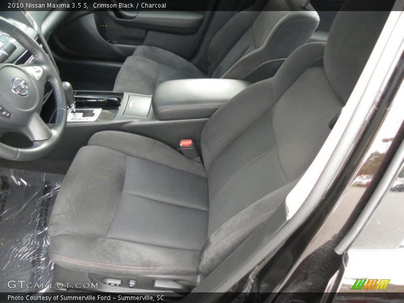 Crimson Black / Charcoal 2010 Nissan Maxima 3.5 S