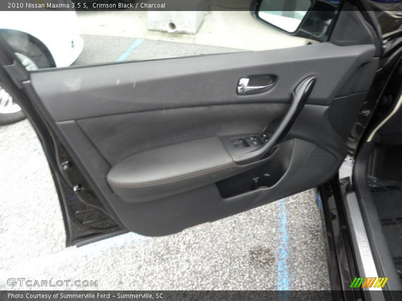 Crimson Black / Charcoal 2010 Nissan Maxima 3.5 S