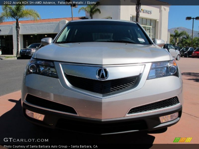 Palladium Metallic / Ebony 2012 Acura MDX SH-AWD Advance