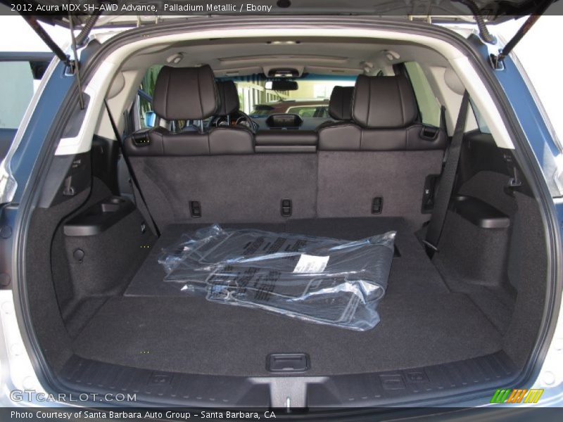 Palladium Metallic / Ebony 2012 Acura MDX SH-AWD Advance