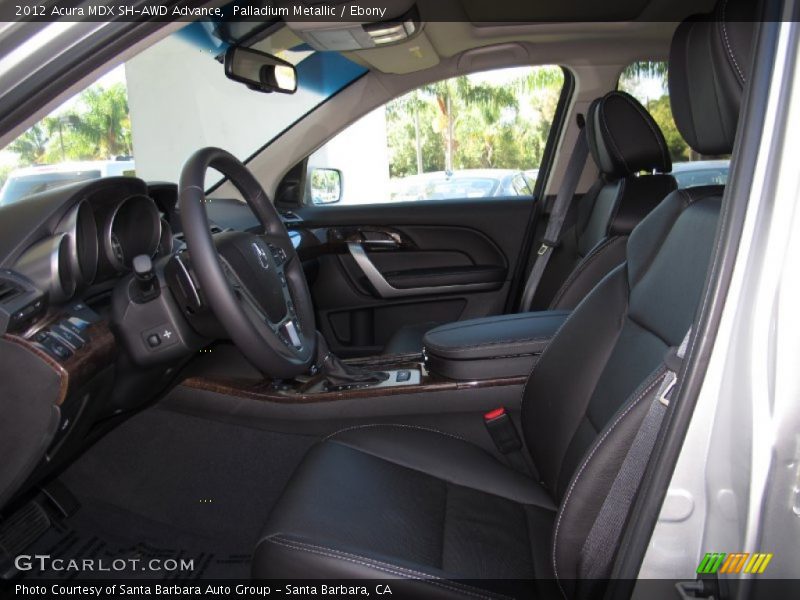 Palladium Metallic / Ebony 2012 Acura MDX SH-AWD Advance