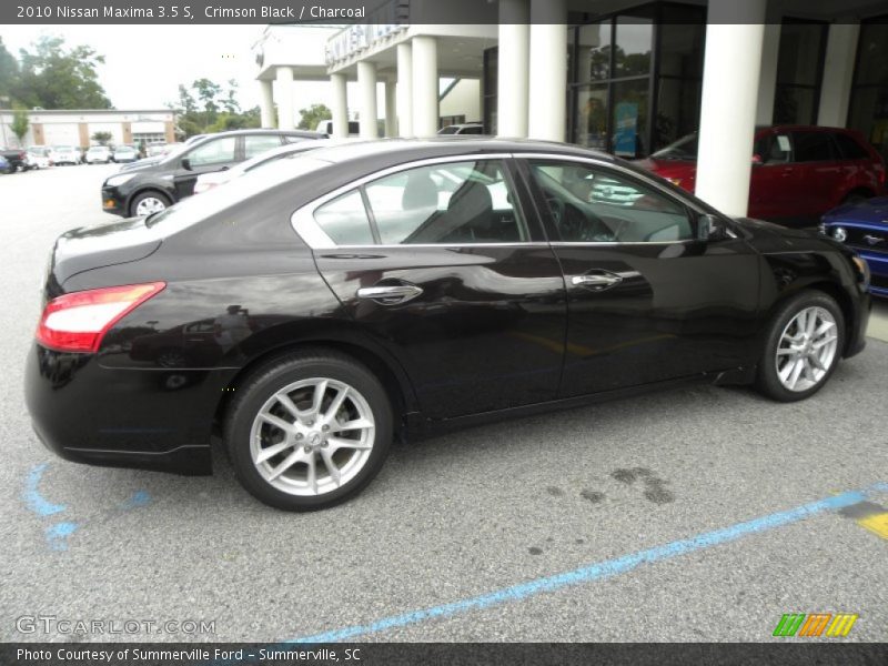 Crimson Black / Charcoal 2010 Nissan Maxima 3.5 S