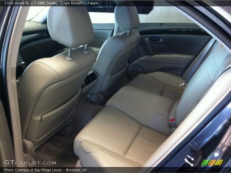 Grigio Metallic / Taupe 2009 Acura RL 3.7 AWD Sedan