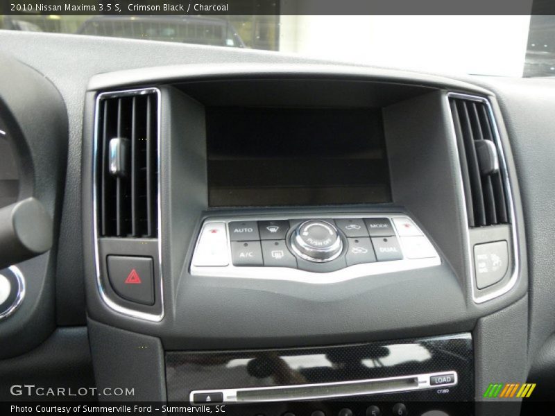 Crimson Black / Charcoal 2010 Nissan Maxima 3.5 S