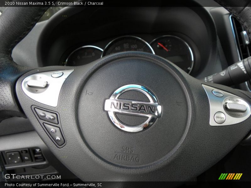 Crimson Black / Charcoal 2010 Nissan Maxima 3.5 S