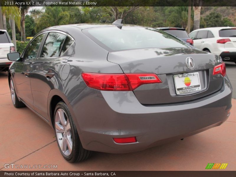 Polished Metal Metallic / Ebony 2013 Acura ILX 2.0L