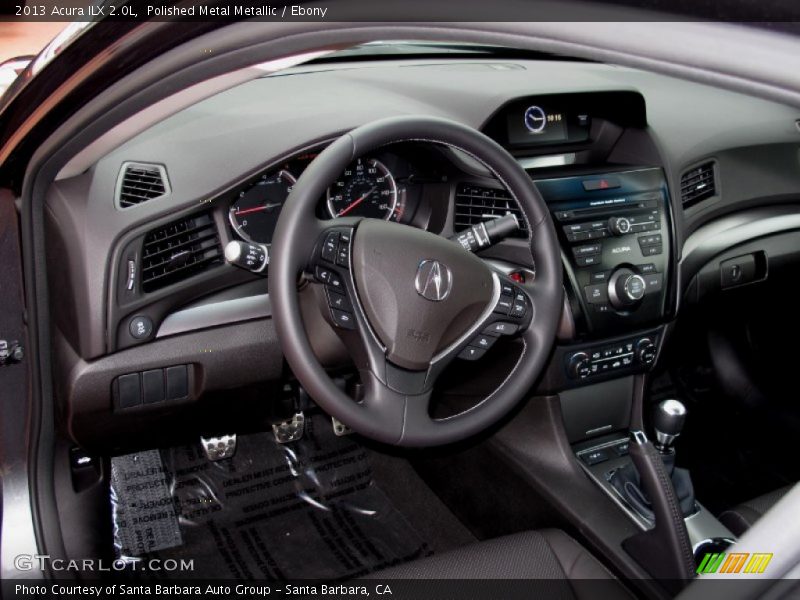 Polished Metal Metallic / Ebony 2013 Acura ILX 2.0L