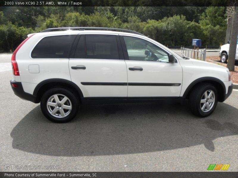 White / Taupe 2003 Volvo XC90 2.5T AWD