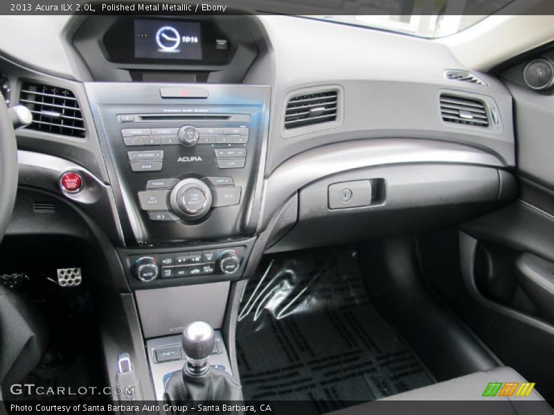 Polished Metal Metallic / Ebony 2013 Acura ILX 2.0L