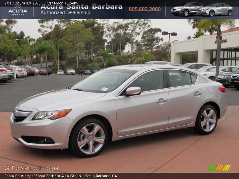 Silver Moon / Ebony 2013 Acura ILX 2.0L