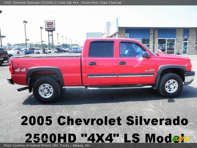 Victory Red / Dark Charcoal 2005 Chevrolet Silverado 2500HD LS Crew Cab 4x4