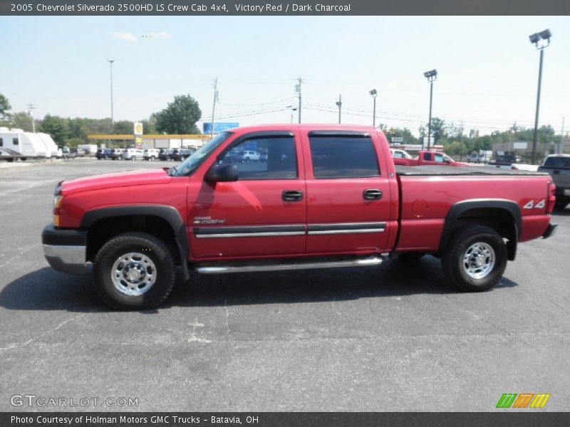 Victory Red / Dark Charcoal 2005 Chevrolet Silverado 2500HD LS Crew Cab 4x4