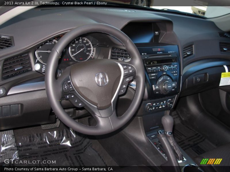 Crystal Black Pearl / Ebony 2013 Acura ILX 2.0L Technology