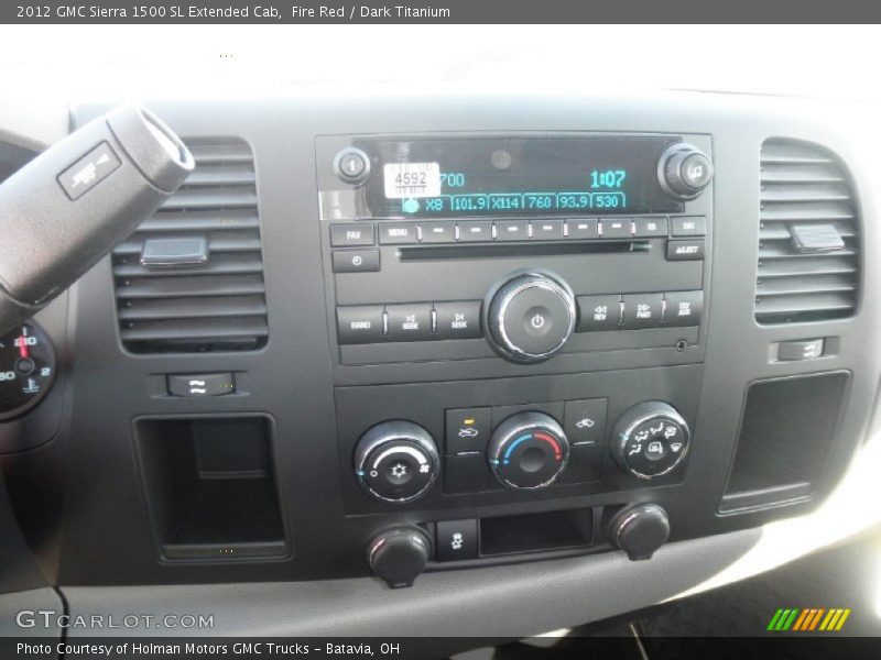 Fire Red / Dark Titanium 2012 GMC Sierra 1500 SL Extended Cab